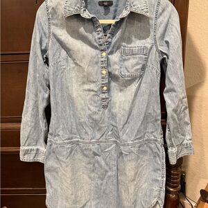 GAP Light Blue Denim Mini Dress